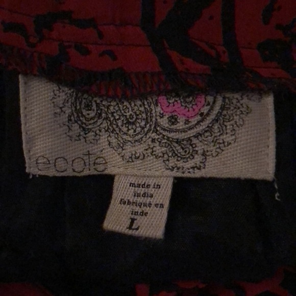 Ectoe patterned spaghetti strap dress large - Picture 9 of 9